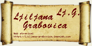 Ljiljana Grabovica vizit kartica